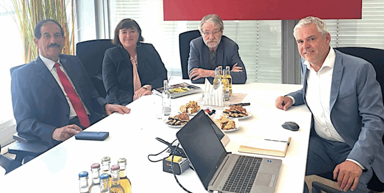 Professor and politician Dr. Al Ajeeli Jazaa visits ASAŞ, the developer of the “Rasselstein Quartier” technology campus and residential park in Neuwied, Germany